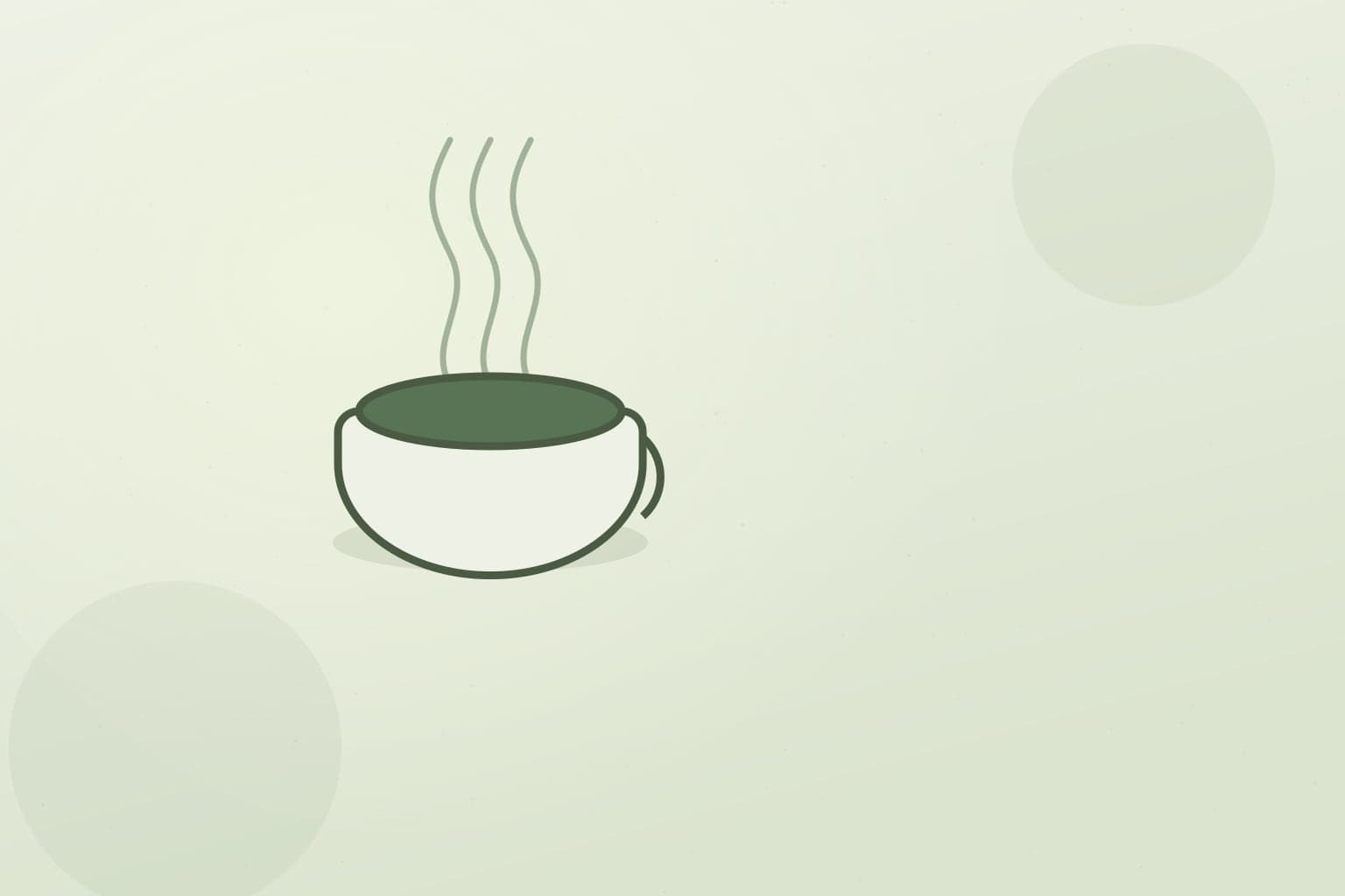 Editorial illustration of a simple home cup of tea for beginners