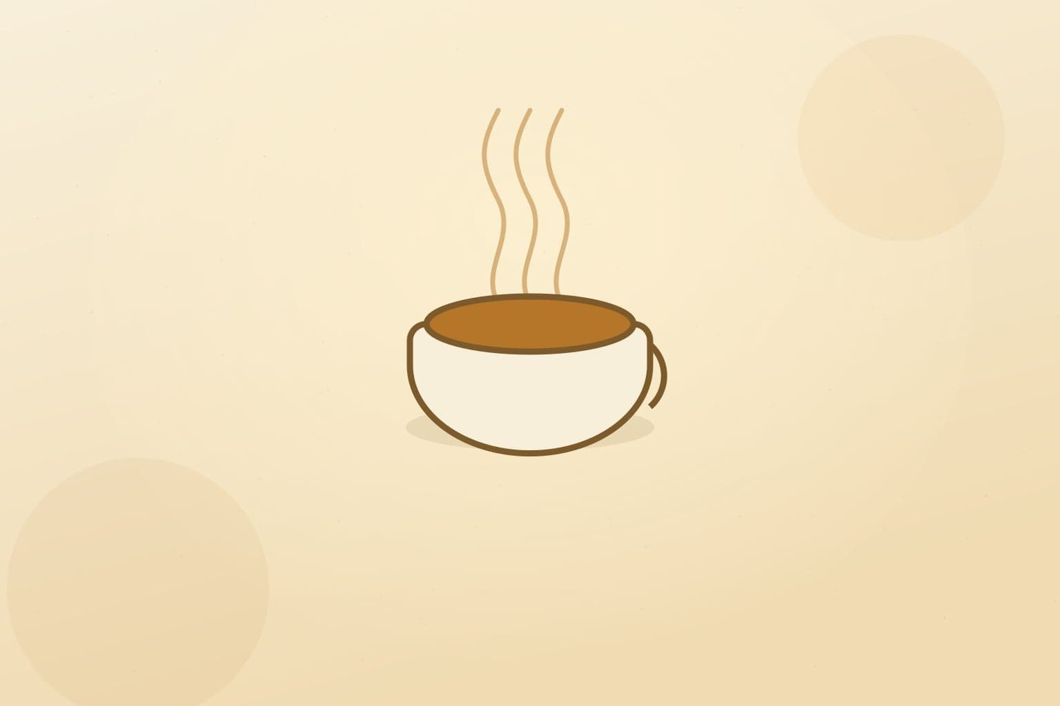 Editorial illustration of a measured cup of tea