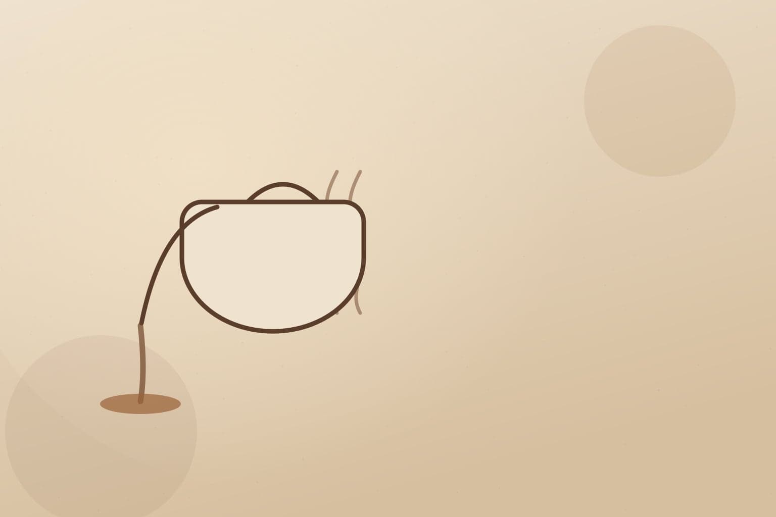Editorial illustration of hot water poured over a shu puerh tablet