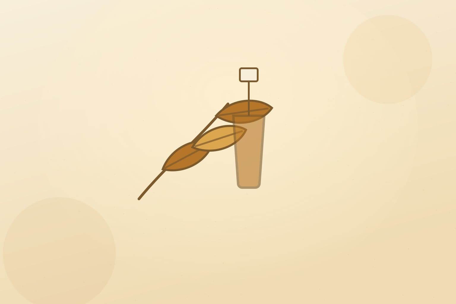 Editorial illustration of loose tea leaves beside a tagged tea bag